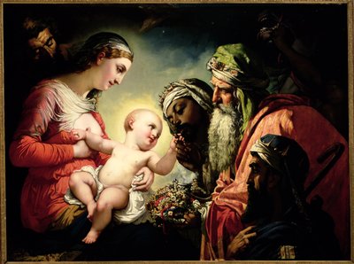 Maagien palvonta, 1854 tekijältä Henri Lehmann