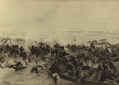 Aboukirin taistelu, 1801 (syväpaino) tekijältä Henri Louis Dupray