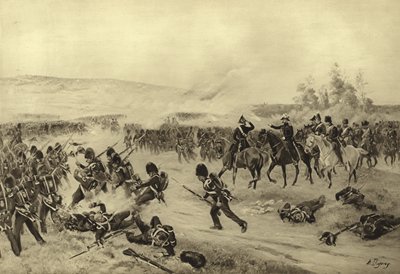 Alman taistelu, 1854 (syväpaino) tekijältä Henri Louis Dupray