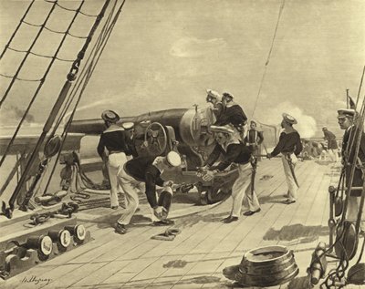 Aleksandrian pommitus, 1882 (syväpaino) tekijältä Henri Louis Dupray