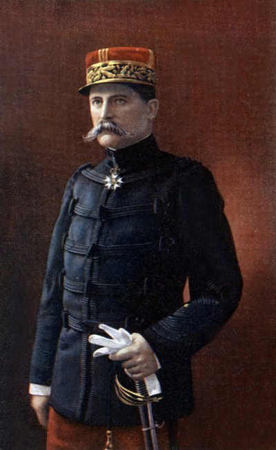 Kenraali Auguste Hirschauer, kenraali ensimmäisen maailmansodan aikana, kuva Henri Manuel tekijältä Henri Manuel