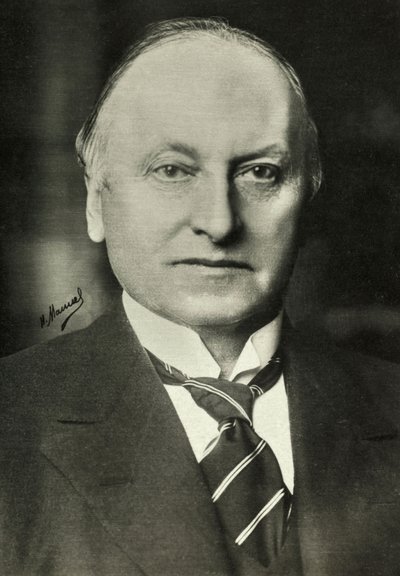 Lordi Georges Curzonin muotokuva (kuva) tekijältä Henri Manuel