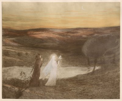 Dante tapaa Beatricen, 1898. tekijältä Henri Martin