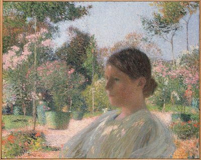Puutarhassa, noin 1904. tekijältä Henri Martin