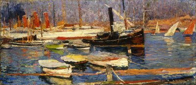 Marseillen satama, 1904-1918 tekijältä Henri Martin