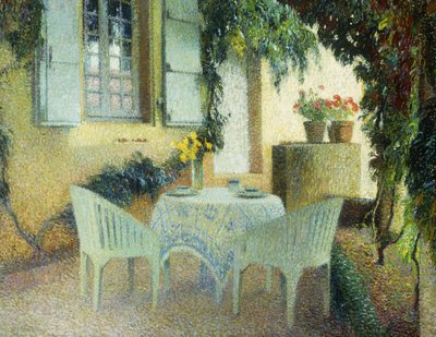 Marquayrolin kartanon terassi, tekijältä Henri Martin