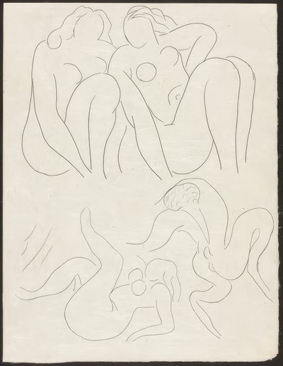 Fauni iltapäivällä, levy viisitoista teoksesta Poesies de Mallarmé. tekijältä Henri Matisse