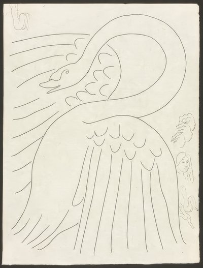 Muutama sonetti: Poesies de Mallarmé -teoksen etukuva, levy 24. tekijältä Henri Matisse