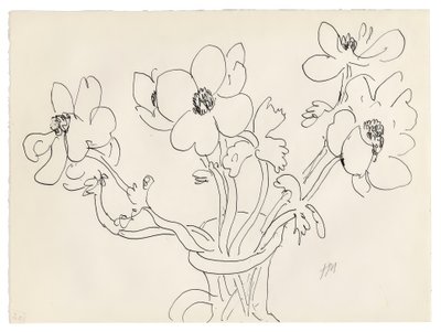 Anémones maljakossa tekijältä Henri Matisse