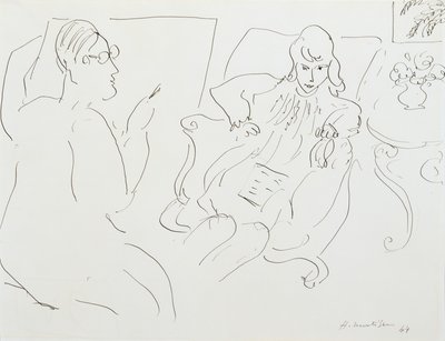 Taiteilija ja malli tekijältä Henri Matisse