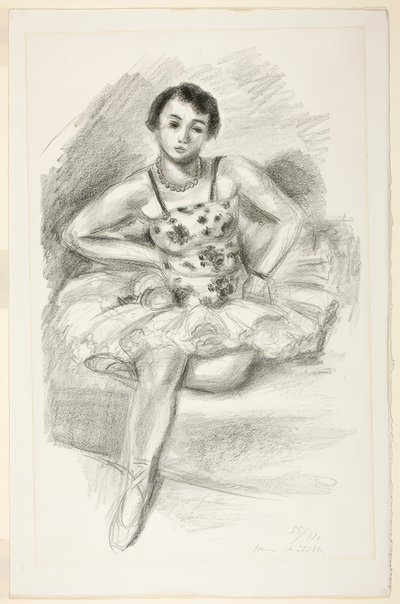 Balettitanssija, alkaen Kymmenen tanssijaa tekijältä Henri Matisse