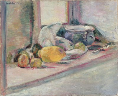 Sininen ruukku ja sitruuna tekijältä Henri Matisse