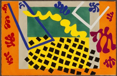 Codomas. Teoksesta "Jazz". Taulu XI. s. 78/79 tekijältä Henri Matisse