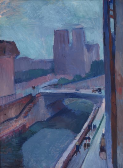 Notre-Damen katedraali Pariisissa myöhään iltapäivällä tekijältä Henri Matisse