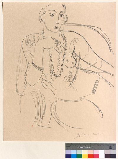 Nainen kaulakorulla tekijältä Henri Matisse