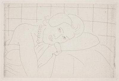 Nainen kaulakoru kaulassaan tekijältä Henri Matisse