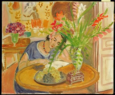 Nainen Glaieulsissa tekijältä Henri Matisse