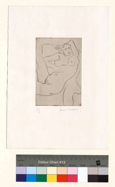Nukkuva hahmo tekijältä Henri Matisse