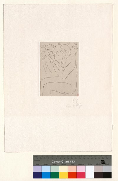 Lukeva hahmo tekijältä Henri Matisse
