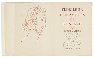Valikoima Ronsardin Amoursia tekijältä Henri Matisse