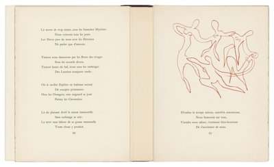 Valikoima Ronsardin Amoursia tekijältä Henri Matisse