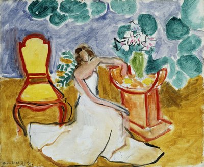 Tyttö valkoisessa mekossa tekijältä Henri Matisse