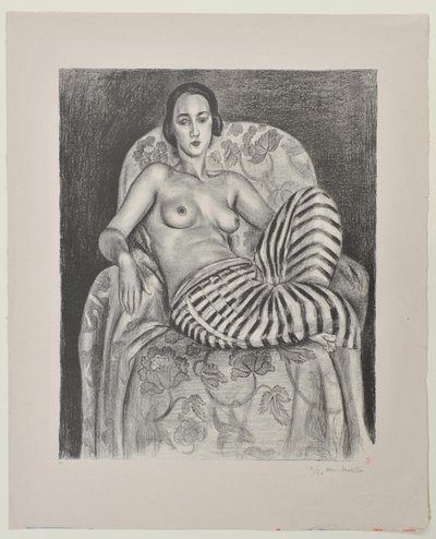Suuri odaliski bajadeerihousuissa tekijältä Henri Matisse