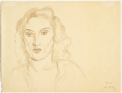 Naisen pää tekijältä Henri Matisse