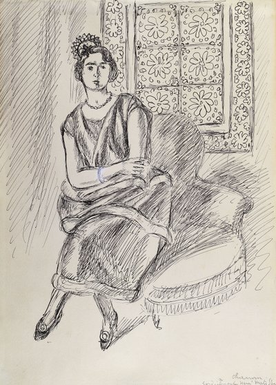 Henriette ja Moucharabieh ikkuna tekijältä Henri Matisse
