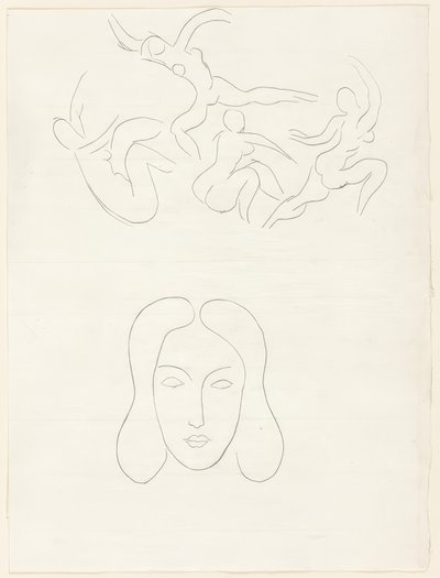 Hérodiade, Scène lV, levy kolmetoista teoksesta Poesies de Mallarmé. tekijältä Henri Matisse