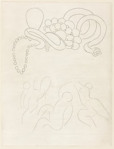 Hérodiade, kohtaus II, levy yksitoista Mallarmén Poesies-romaanista. tekijältä Henri Matisse