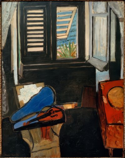 Sisustus viululla tekijältä Henri Matisse