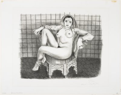 Nuori hinduistinen odalisko tekijältä Henri Matisse