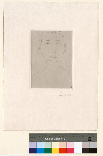Nuori puolalainen nainen tekijältä Henri Matisse