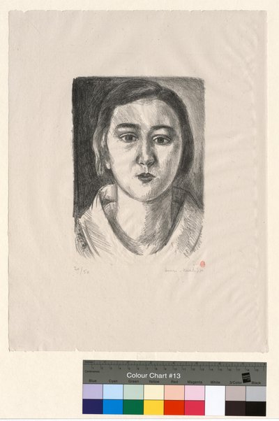 Nuori tyttö, jolla on organdikaulus tekijältä Henri Matisse
