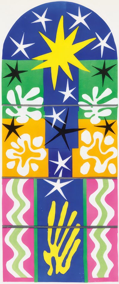 Kahdeksan värilitografian yhdistelmä tekijältä Henri Matisse