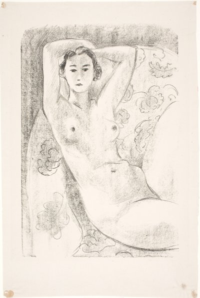 Naismalli, istumassa nojatuolissa tekijältä Henri Matisse