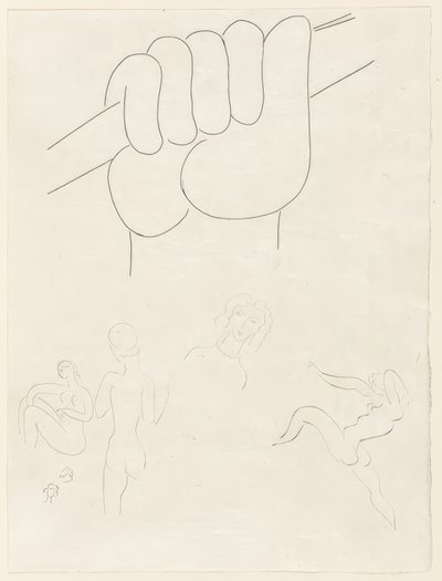 Le Guignon, levy kaksi teoksesta Poesies de Mallarmé (Mallarmén runot) tekijältä Henri Matisse