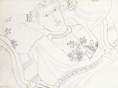 Lydia romanialaisessa puserossa tekijältä Henri Matisse