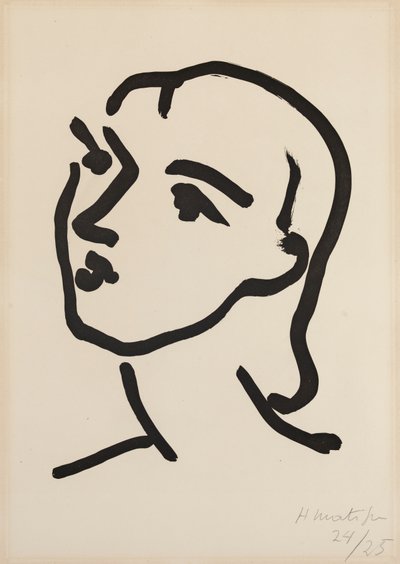 Nadia suorilla hiuksilla tekijältä Henri Matisse