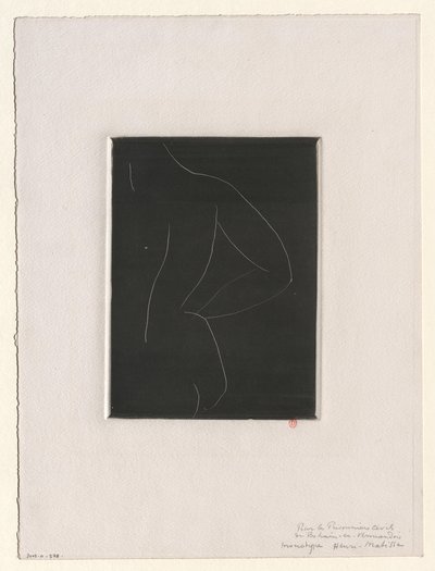 Selin kuvattu alaston tekijältä Henri Matisse