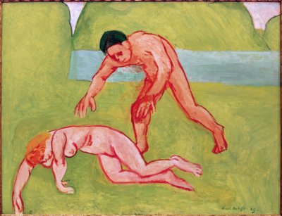 Nymfi ja satyyri tekijältä Henri Matisse