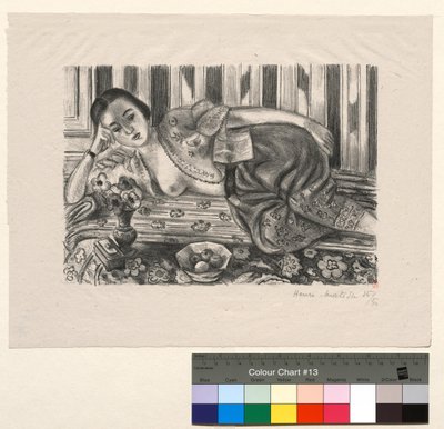 Odaliski punaisissa satiinihousuissa tekijältä Henri Matisse