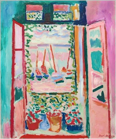 Avoin ikkuna, Collioure tekijältä Henri Matisse