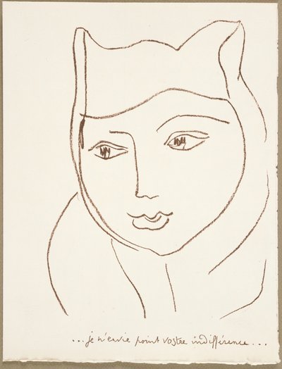 Sivu Portugalin kirjeistä tekijältä Henri Matisse