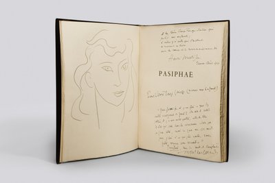 Pasiphaé. Chant de Minos (les Crétois)", kirjoittanut Henry Millon Montherlant. tekijältä Henri Matisse