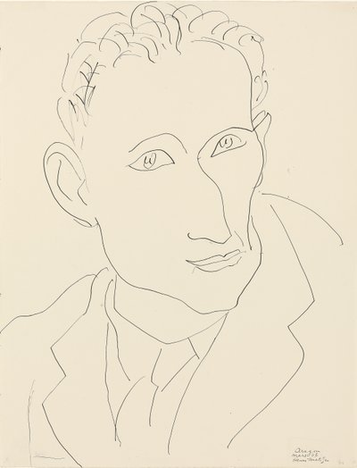 Louis Aragonin muotokuva tekijältä Henri Matisse