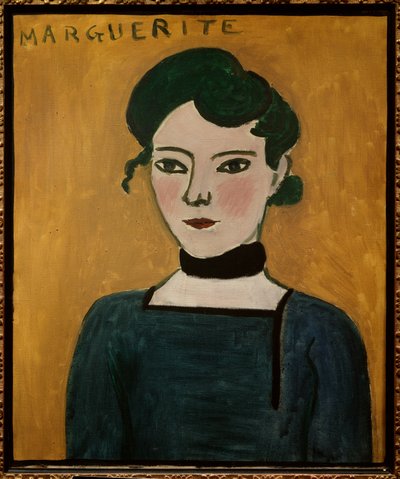 Margueriten muotokuva 1907 (öljy kankaalle) tekijältä Henri Matisse