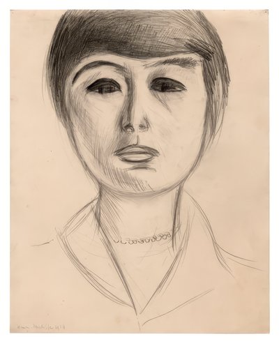 Nuoren naisen muotokuva (Elsa Glaser) tekijältä Henri Matisse