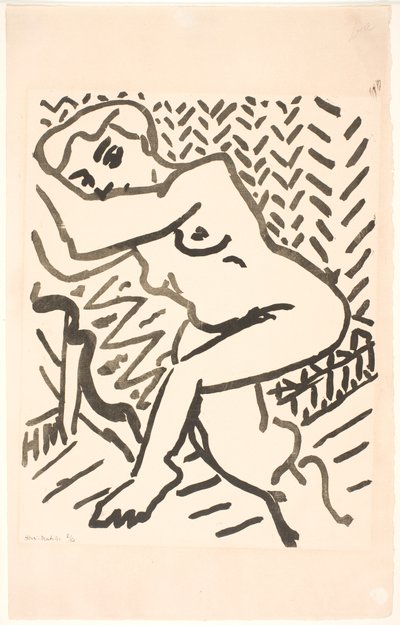 Istuva alaston tekijältä Henri Matisse